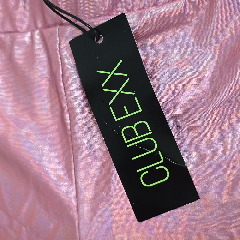 ClubEXX Womens Shinny Metallic Flare Pants - Picture 5 of 9